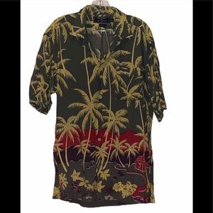 Vintage Ralph Lauren Rayon Hawaiian Shirt Med